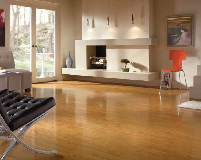 Hardwood floor options flooring room living ideas fireplace built shelves cons pros